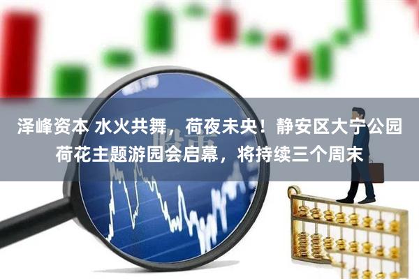 泽峰资本 水火共舞，荷夜未央！静安区大宁公园荷花主题游园会启幕，将持续三个周末